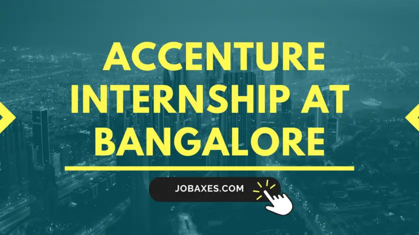 Accenture Bangalore Accenture internship