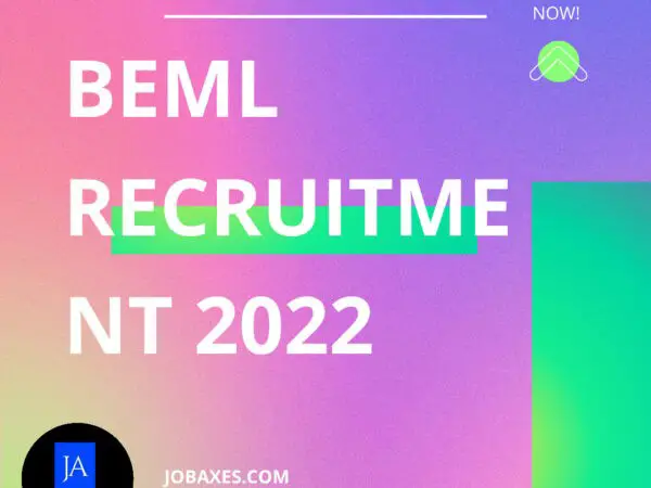 beml recruitment 2022