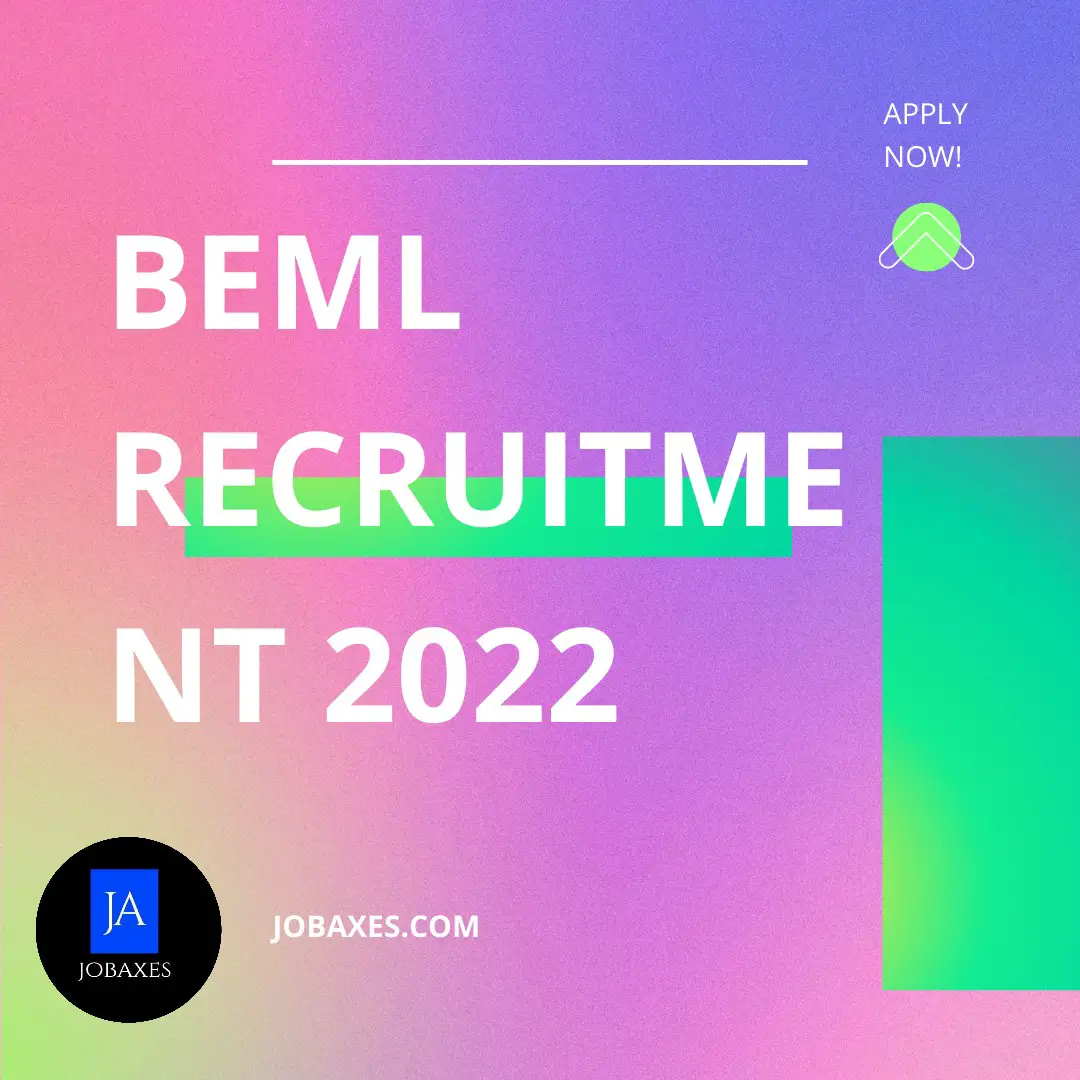 beml recruitment 2022